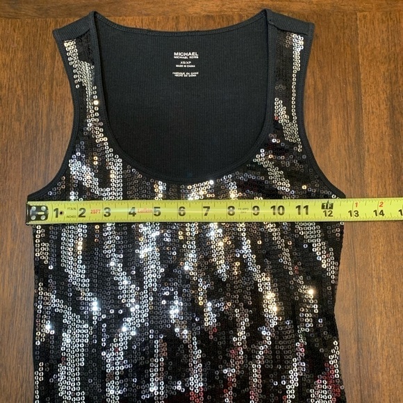 Michael Kors | black animal print sequin dress - Picture 5 of 7